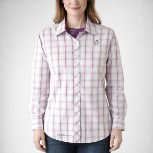 Doite Heritage Woman's Button Down Shirt Hiking Everyday Wear Size Med